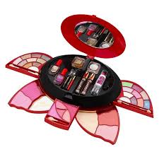 erfly design makeup kit black and red
