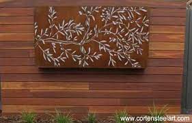 Corten Garden Screen Panels