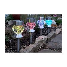 Solar Powered Crystal Glass Lights