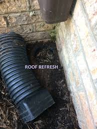 How to repair broken drain pipes in the underground drainage system. Clogged Gutter Pipes Underground Roof Refresh