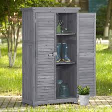 Outdoor Storage Shed Lockable Wooden