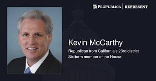 Congressman kevin mccarthy proudly serves california's 23rd district and is currently the republican leader in the u.s. Kevin Mccarthy R Calif Represent Propublica