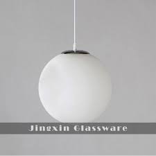 White Opal Glass Globe Pendant Light