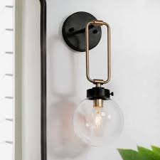 Transitional Globe Bathroom Wall Sconce