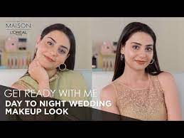 day to night wedding makeup tutorial