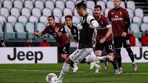 1 brahim díaz (amc) ac milan 4. Trotz Ronaldo Fehlschuss Vom Punkt Juventus Muht Sich Gegen Milan Ins Pokalfinale Rebic Sieht Rot Sportbuzzer De