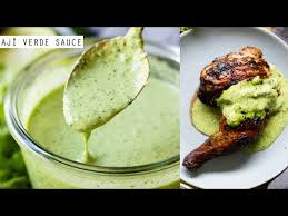 aji verde peruvian style green sauce