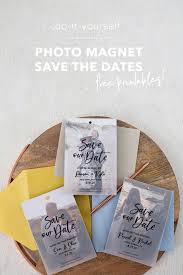 print photo magnet save the dates are