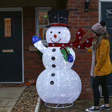 1 8m Outdoor Collapsible Snowman With