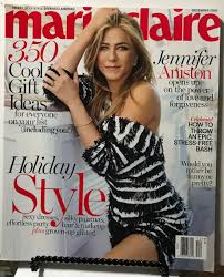 marie claire jennifer aniston gift
