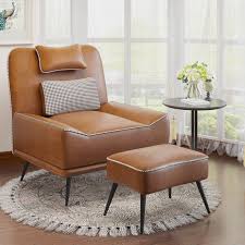 leather chairs and ottomans ideas on