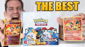 THE BEST* POKÉMON EVOLUTIONS BOOSTER BOX OPENING!!!! - YouTube