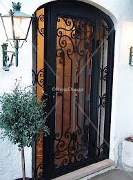 Love This Wrought Iron Security Door