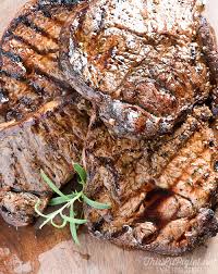 grilled marinated steak