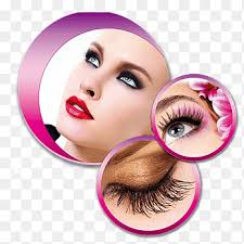 beauty parlour cosmetics eyelash model