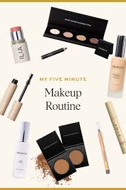 my 5 minute non toxic make up routine