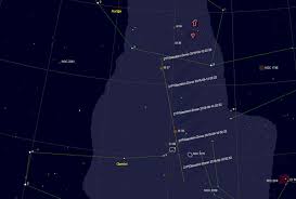 Comet 21p Giacobini Zinner Updated Finder Chart And Ephemeris Astronomical Society Of Edinburgh