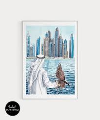 Dubai Art Print Uae Print Dubai