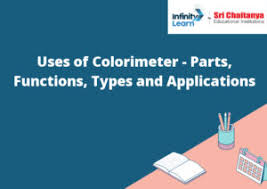 uses of colorimeter parts functions