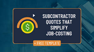 free subcontractor e template