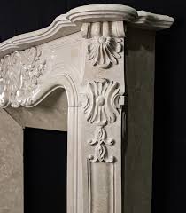 Marble Fireplaces Louis Xiv Botticino