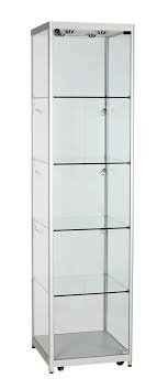 aluminium glass display cabinet