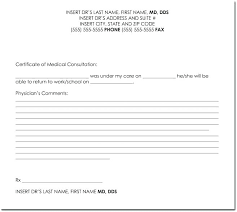 Free Fake Doctors Note Template Obtain Return To Work Doctor