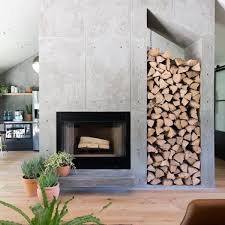 Top 60 Best Concrete Fireplace Designs