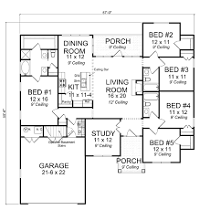 See photos, specifications and full color single story floor plan designs. 5 Bedroom House Plans Find 5 Bedroom House Plans Today