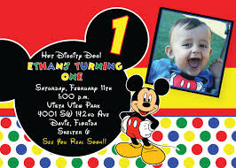 Mickey Mouse Party Invitation Rome Fontanacountryinn Com