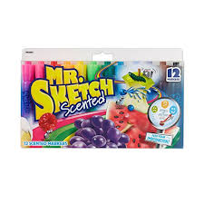 Mr Sketch Kids Doodle Scent Marker Set 12 Fruit And 6 Ice
