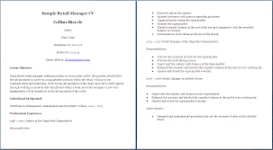 Sales assistant CV example  shop  store  resume  retail curriculum     sample resume format