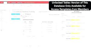 Event T Database Template Access Desktop Asset Tracking