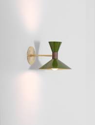 Dual Cone Sconce Mid Century Light Fixtures Plug In Wall