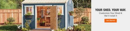 Now, for the overall shed i think it's great, it looks like it's going to be great with the weather and the sun and it's doing it's job quite well right now. Sheds Garages Outdoor Storage The Home Depot