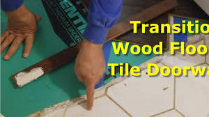 how to transition laminate floors wood