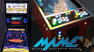 mame arcade games pinball cabinet