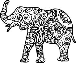 These fun online coloring books also feature. Mandala Elephant Coloring Page Easy Colouring Pages Designer