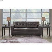 Belziani Storm Leather Tufted Sofa