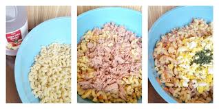 loaded tuna macaroni salad