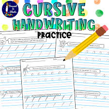 cursive handwriting practice book pdf