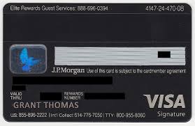 Master card and visa are well known international payment franchises through which banks issue debit or credit cards worldwide accepted. Jpmorgan Ritz Carlton Credit Card Visa Signature Back 2 Travel With Grant