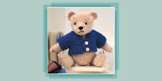 teddy bear with our free knitting pattern