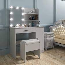 vanity set vanity desk bench
