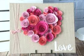 Easy Spiral Paper Flower Heart Canary