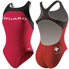 Nike Swim Suit Lifeguard Powerback Swimwear Tfss0046