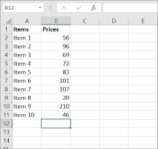 how to total a column in excel