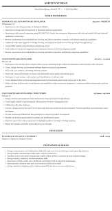 You may also want to include a headline or summary statement that clearly communicates your goals and qualifications. Cloud Software Developer Resume Sample Mintresume