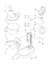 The secret is in the components: Lb 4956 Kitchenaid 5 Quart Artisan Parts Diagram Kitchenaid Mixer Parts Schematic Wiring