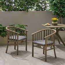Take your outdoor living space to the next level with new outdoor dining chairs from teak + table. Rosecliff Heights Thacker Outdoor Teak Patio Dining Chair With Cushion Reviews Wayfair